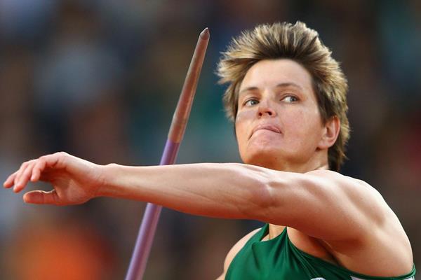 South Africa's Sunette Viljoen in action in the javelin (Getty Images)