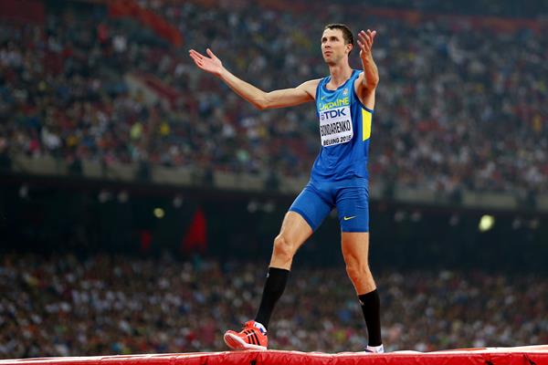 Bogdan Bondarenko in the high jump at the IAAF World Championships, Beijing 2015 (Getty Images)