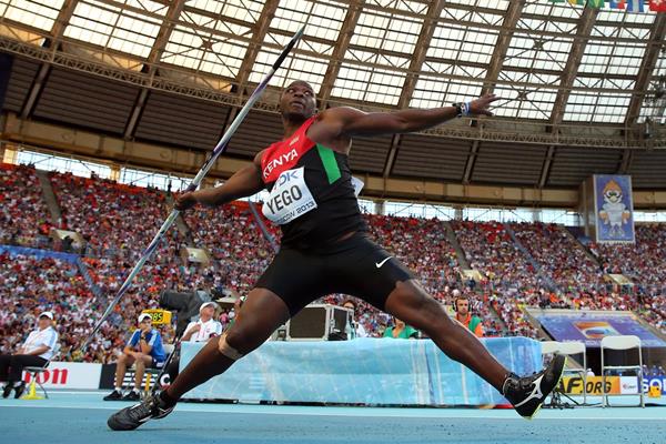 Kenya's Julius Yego in action in the Javelin at the 2013 IAAF World Championships in Moscow (Getty Images)