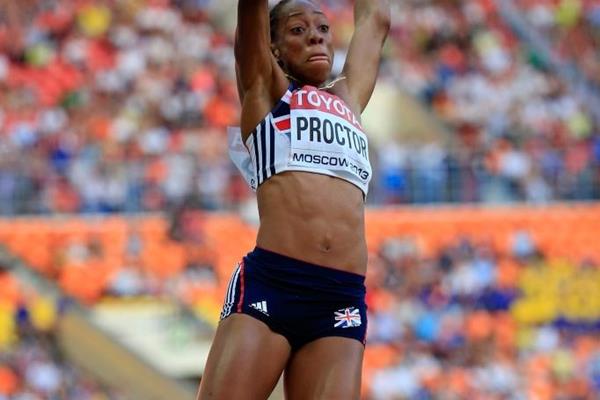 Shara Proctor in the womens Long Jump at the IAAF World Athletics Championships Moscow 2013 (Getty Images)