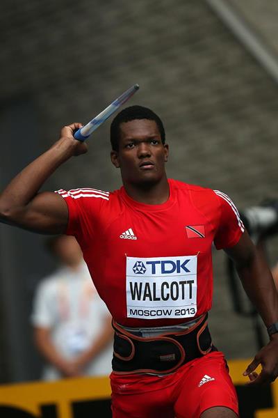 Keshorn Walcott in the javelin at the IAAF World Championships (AFP / Getty Images)