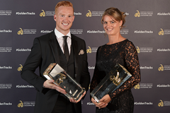 Greg Rutherford and Dafne Schippers, winners of the 2015 European athlete of the year awards (Getty Images)