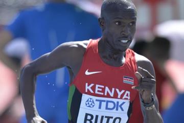 Vincent Kipyegon Ruto of Kenya in the opening round of the 3000m steeplechase at the IAAF World U20 Championships Bydgoszcz 2016 (Getty Images)