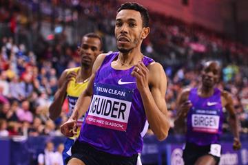 Abdalaati Iguider at the 2016 Glasgow Indoor Grand Prix (Getty Images)