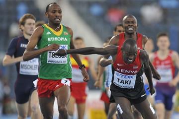 Kumari Taki wins the 1500m at the IAAF World U20 Championships Bydgoszcz 2016 (Getty Images)