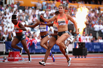 Dafne Schippers in action at the IAAF Diamond League meeting in London (Getty Images)