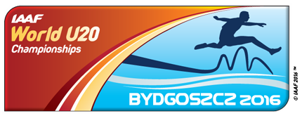 IAAF World U20 Championships Bydgoszcz 2016 logo ()