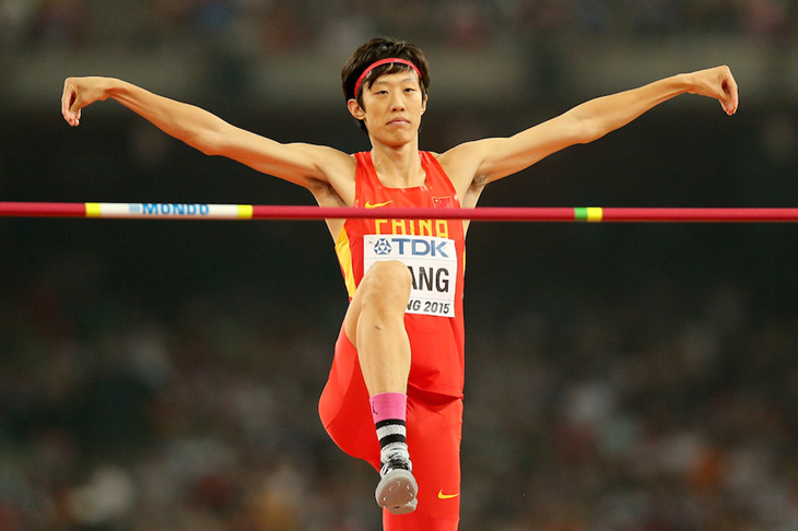 Guowei Zhang King of celebrations Spikes powered by IAAF