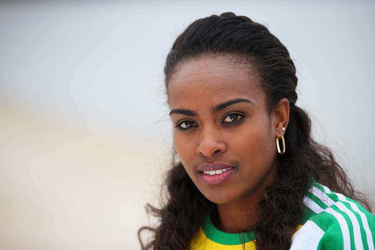 Genzebe Dibaba Photoshoot Spikes powered by IAAF