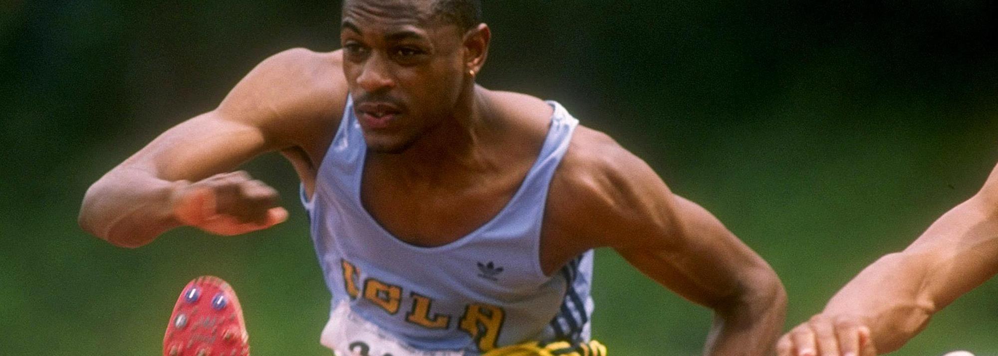 Young, holder of oldest men’s track world record, donates singlet to Heritage News