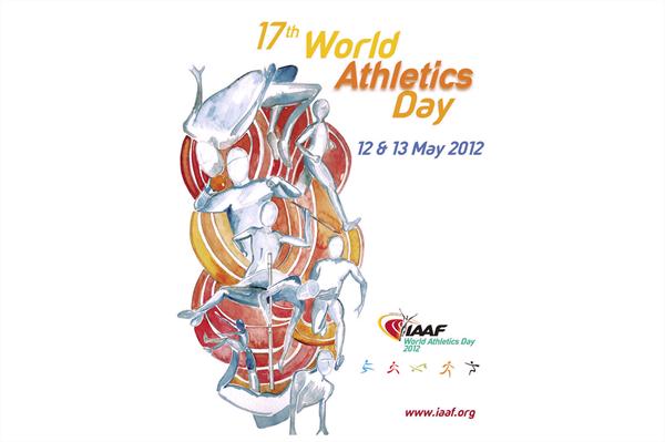 2012 IAAF World Athletics Day poster (Meri Zanolla for the IAAF)