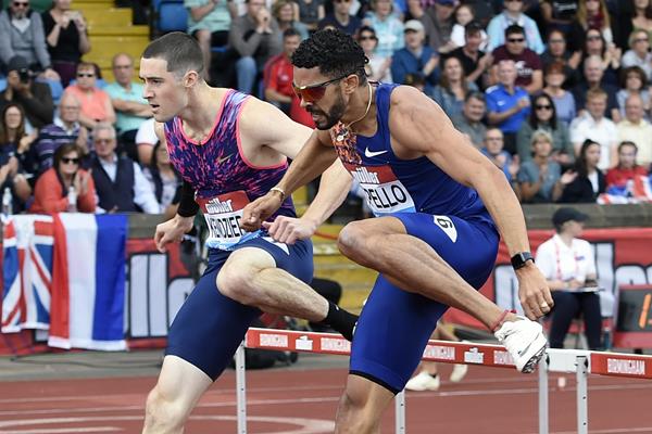 Yasmani Copello at the IAAF Diamond League meeting in Birmingham (Mark Shearman)