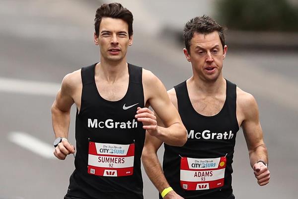 Harry Summers leads the City2Surf race in Sydney (Getty Images)