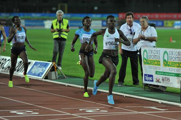Francine Niyonsaba in Rovereto (Organisers)