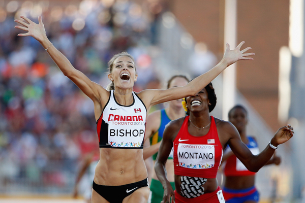 Melissa Bishop wins the PanAm 800m title ()