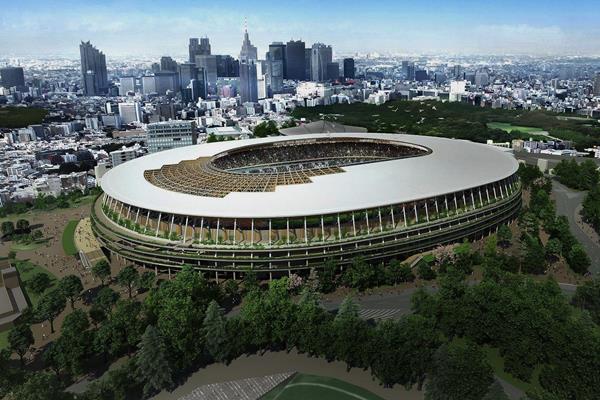 The Tokyo 2020 Olympic Stadium (Tokyo 2020)