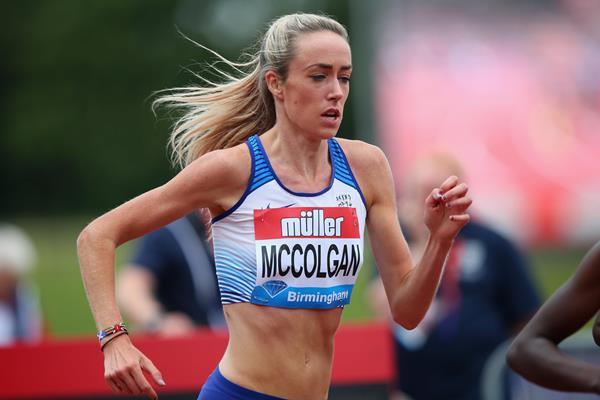 Eilish McColgan in the 2017 IAAF Diamond League in Birmingham (Getty Images)