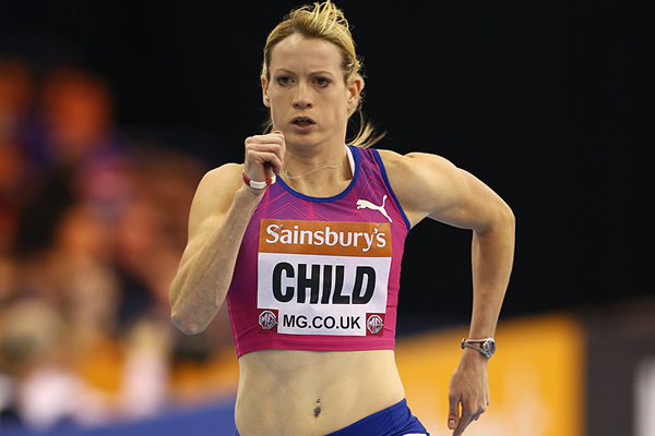 Eilidh Doyle in the 400m at the Birmingham Indoor Grand Prix (Getty Images)