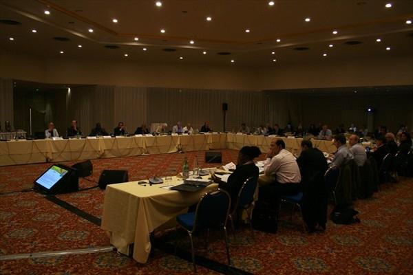 The first day of the IAAF Council Meeting at the Fairmont Hotel in Monaco (Bob Ramsak)