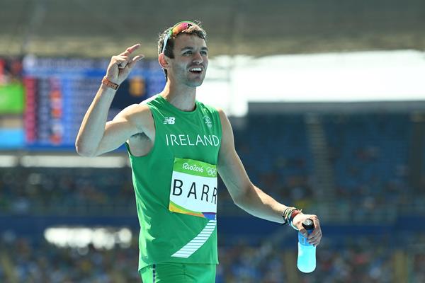 So close: Thomas Barr after finishing fourth at the 2016 Olympic in Rio de Janeiro (Getty Images)