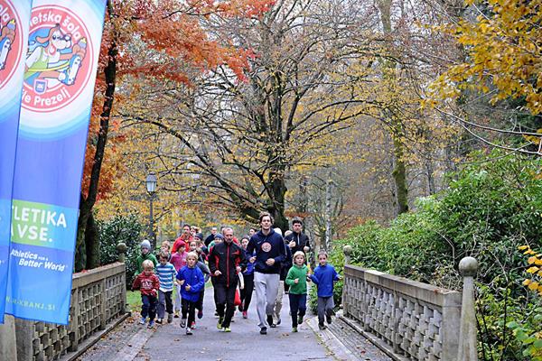 The 'all generations run 4 fun' event in Kranj (Organisers)