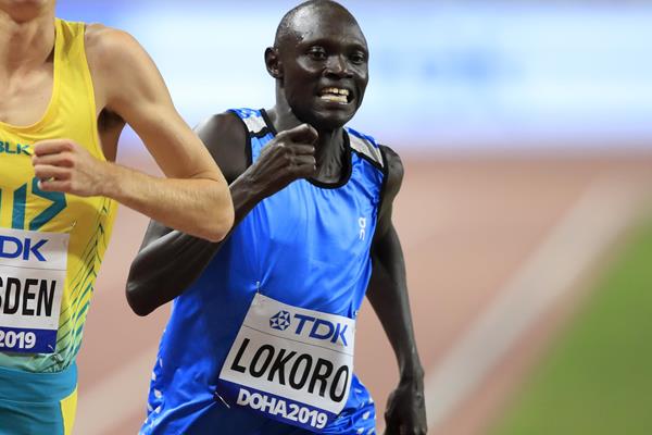 Refugee Athlete Team member Paulo Amotun Lokoro at the IAAF World Athletics Championships Doha 2019 (Getty Images)