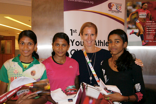 The IAAF anti-doping outreach programme at the Asian Youth Championships in Doha (IAAF)