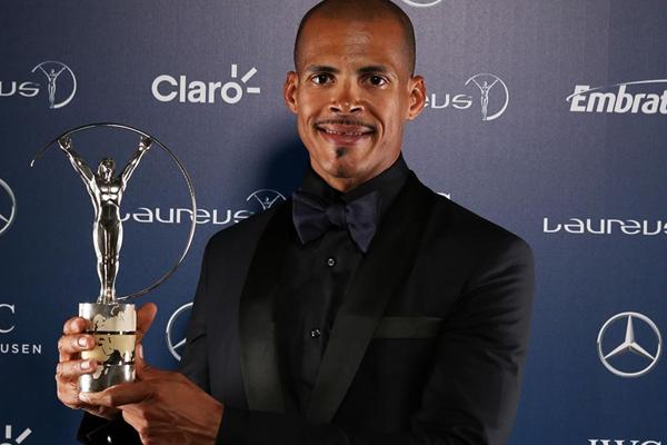 Felix Sanchez, winner of the 2013 Laureus Comeback of the Year award (Getty Images)