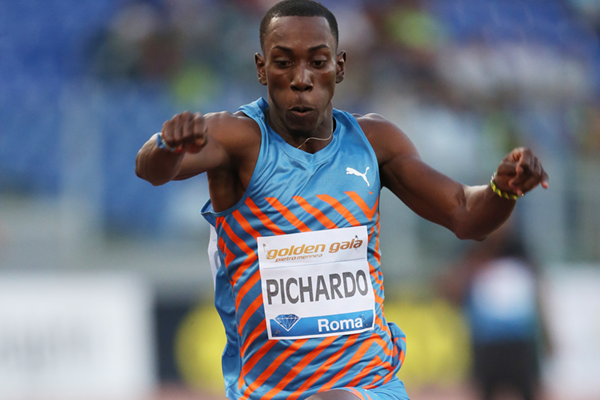 Pedro Pablo Pichardo in action at the IAAF Diamond League meeting in Rome (Gladys von der Laage)