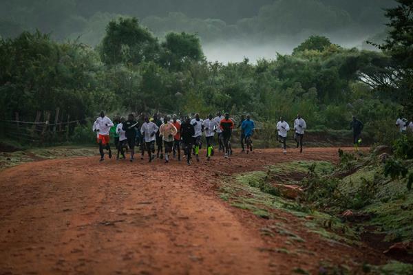 Athletes training in rural Kenya (NN Running Team/Dan Vernon)