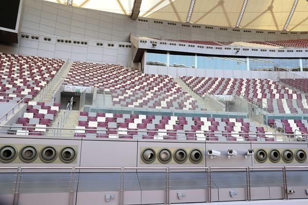Cooling system at Khalifa Stadium in Doha (LOC)