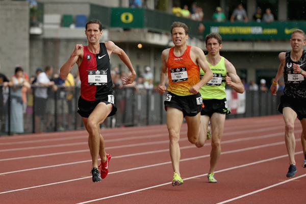 The men's 5000m final at the 2015 US Outdoor Championships ()