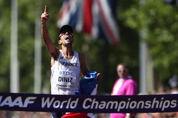 Yohann Diniz in the 50km race walk at the IAAF World Championships London 2017 (Getty Images)
