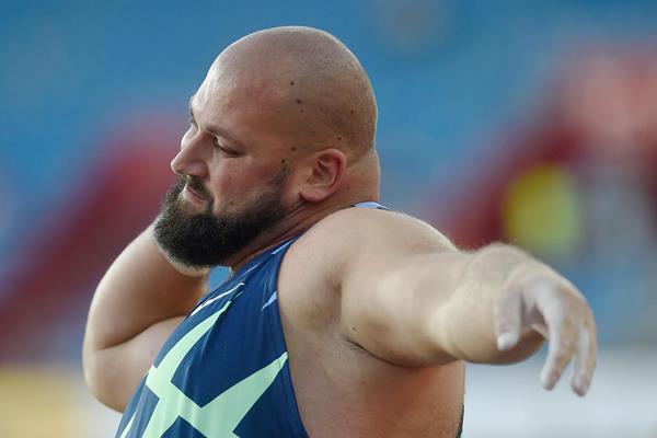 Polish shot putter Michal Haratyk (AFP / Getty Images)