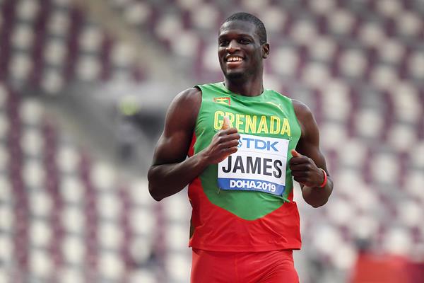 Kirani James in the 400m at the IAAF World Athletics Championships Doha 2019 (AFP / Getty Images)