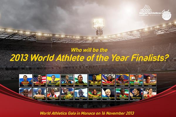 2013 World Athlete of the Year candidates (IAAF)