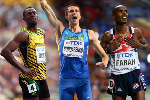 The 2013 IAAF Athlete of the Year men's finalists (Getty Images)