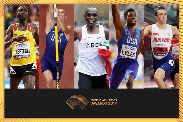 The finalists for the Male World Athlete of the Year 2019 (AFP / Getty Images)