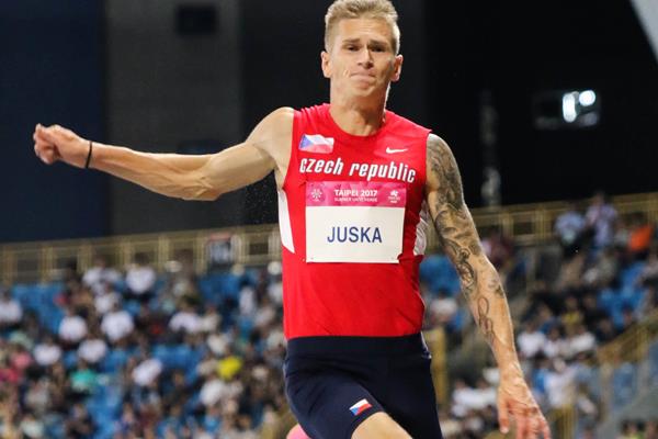 Radek Juska sailing the the World University Games title in Taipei City (Organisers)