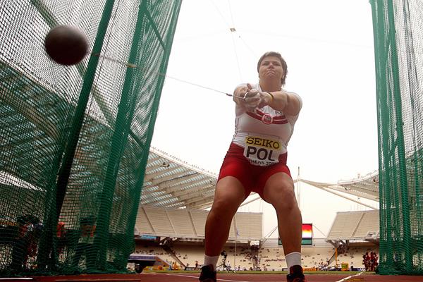 Kamila Skolimowska at the 2006 World Cup in Athens (AFP/Getty Images)