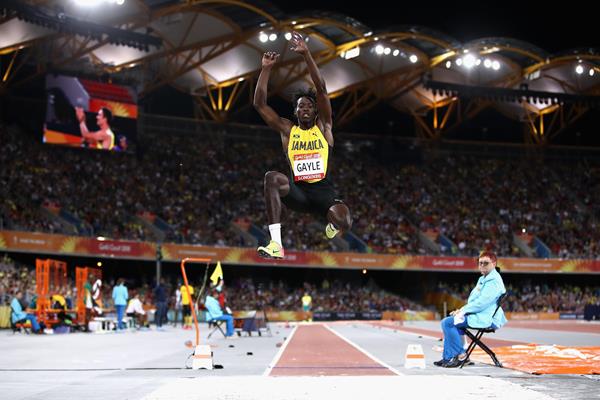 Tajay Gayle at the 2018 Commonwealth Games (Getty Images)