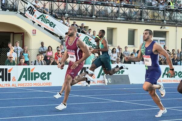 Lamont Marcell Jacobs in Padua (Roberto Passerini/organisers)