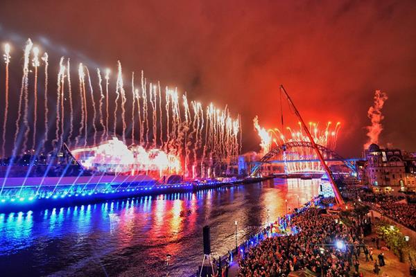 Great North Run Million Opening Ceremony on the banks of the River Tyne, 4 September 2014 (North News and Pictures / organisers)