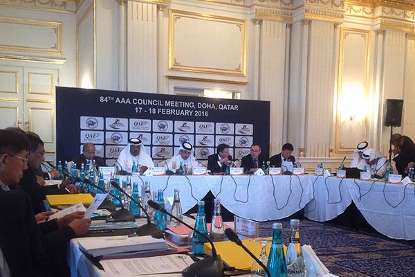The AAA Council Meeting in Doha (IAAF)
