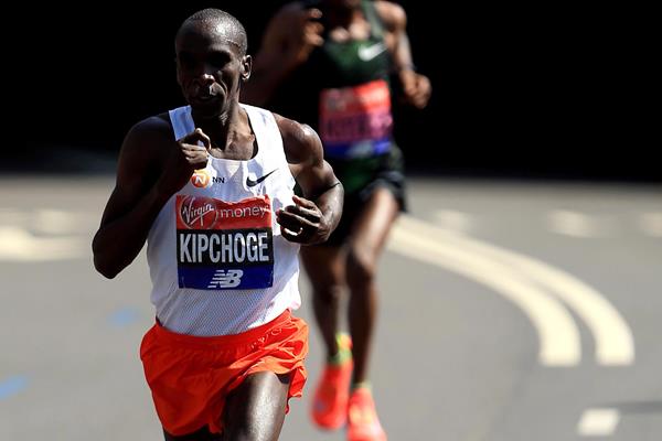 Eliud Kipchoge in action at the London Marathon (Getty Images)