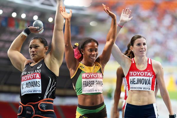 The 2013 IAAF Athlete of the Year women's finalists (Getty Images)
