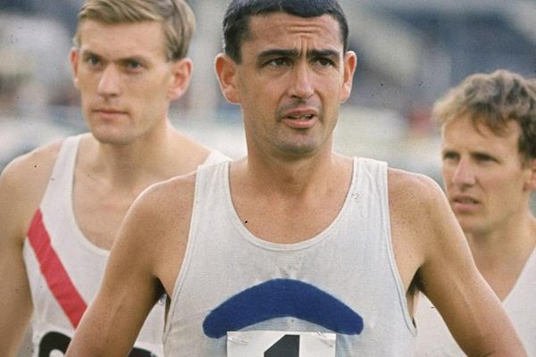 Ron Clarke of Australia on the start line (Getty Images)