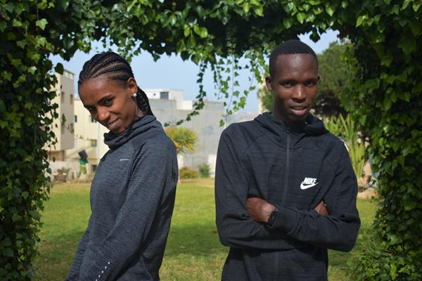 Hiwot Ayalew and Bernard Ngeno in Safi (Organisers)