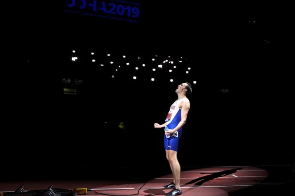 Karsten Warholm ahead of the 2019 World Championships 400m hurdles final (Getty Images)