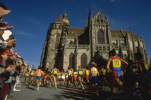 The 1997 IAAF World Half Marathon Championships in Kosice (Getty Images)